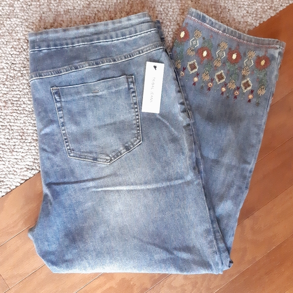 NWT Tribal Audrey Pull-On Ankle Jeans size 18W - Picture 5 of 16
